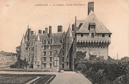 FRANCE - Langeais - Le Château, Façade Méridionale - Carte Postale Ancienne - Langeais