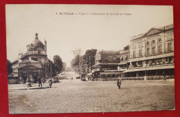 CPA -   St Cloud - Place G. Clémenceau Et Avenue Du Palais - Saint Cloud