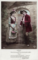 PHOTOGRAPHIE - La Mascotte - Vous N'avez Point L'air Content - Colorisé - Carte Postale Ancienne - Photographie