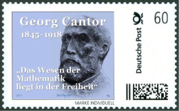 CANTOR, G. - "The Essence Of Mathematics Lies In Freedom" - Mathematician -  Marke Individuell - Autres & Non Classés