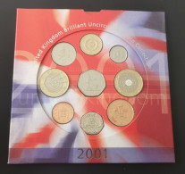 UNITED KINGDOM 2001 GREAT BRITAIN BU SET – ORIGINAL - GRAN BRETAÑA GB - Mint Sets & Proof Sets