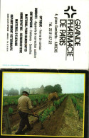 Petit Calendrier 1990 -   Pharmacie Amiens -  Château-Yquem -  Laboureur Avec Cheval Dans Les Vignes - Small : 1981-90