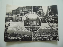 Cartolina Viaggiata "Saluti Da Torino" Vedutine 1966 - Altri & Non Classificati