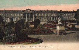 FRANCE  - Compiègne - Le Château - La Façade - Côté Du Parc - Colorisé -  Carte Postale Ancienne - Compiegne