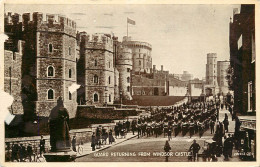 United Kingdom England Windsor Castle Guards Returning Parade Uniforms - Windsor Castle