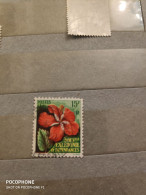 New Caledonia	Flowers (F41) - Used Stamps