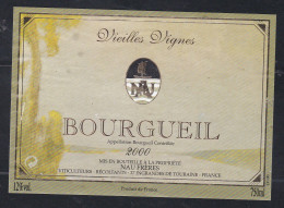 Bourgueil - Vielles Vignes 2000 - Récoltants - 37 Ingrandes De Touraine - Autres & Non Classés