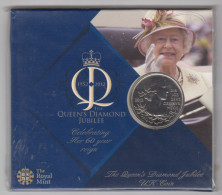 UK 2012  Five Pound Coin Diamond Jubilee  - UNC In Pack - 5 Pond
