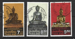 THAÏLANDE. N°1065-7 De 1984 Oblitérés. Bouddhas. - Boeddhisme