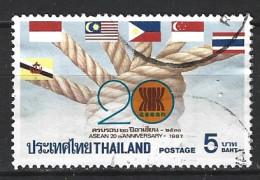 THAÏLANDE. N°1187 De 1987 Oblitéré. ASEAN. - Tailandia