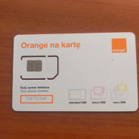 Poland - Orange (standard, Micro, Nano SIM) - GSM SIM - Mint - Pologne