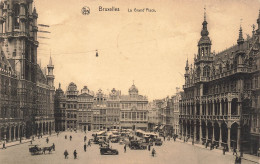 BELGIQUE - Bruxelles  - La Grand'place - Animé -  Carte Postale Ancienne - Monumentos, Edificios