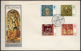 ROYAUME UNI - Noël 1976 B FDC - 1971-1980 Decimal Issues