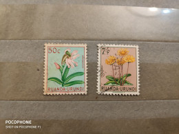 1953 Rwanda Urundi	Flowers (F41) - Oblitérés