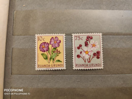 1953	Rwanda Urundi	Flowers (F41) - Unused Stamps