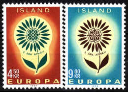 ICELAND / ISLAND 1964 EUROPA. Complete Set, MNH - 1964