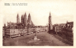 BELGIQUE - Tournai   - Vue Sur La Grand'place -  Carte Postale Ancienne - Doornik