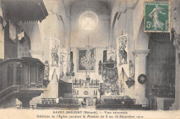 CPA 34 SAINT DREZERY / INTERIEUR DE L'EGLISE PENDANT LA MISSION DU 8 AU 25 DECEMBRE 1912 - Autres & Non Classés