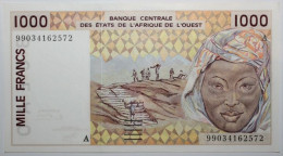 Côte D'Ivoire - 1000 Francs - 1999 - PICK 111 Ai - NEUF - West African States