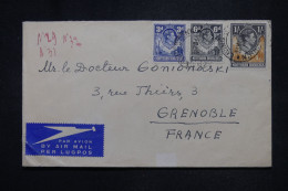 RHODESIE - Enveloppe De Livingstone Pour La France, Affranchissement  Varié  - L 147270 - Rhodésie Du Nord (...-1963)