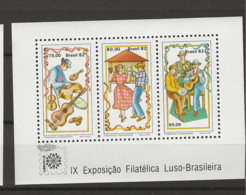 1982 MNH Brasil Mi Block 52 - Blocchi & Foglietti