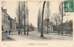 Le Mans * L'avenue De Paris * Rails Ligne Chemin De Fer - Le Mans