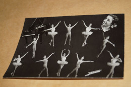 Photo Ancienne,Théatre De Verviers,1968-1969,Corps De Ballet,danseuses,photo Montage,16 Cm./12 Cm. - Célébrités