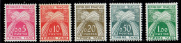 TAXE - N°90/94 XX TTB - 1960-... Ungebraucht