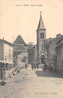 CPA 47 LE CRAS / RUE DE L'EGLISE - Sonstige & Ohne Zuordnung