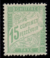 TAXE - N°30 X TTB - 1859-1959 Mint/hinged
