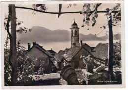 22728 " BRIONE SOPRA LOCARNO " -PANORAMA-VERA FOTO-CART.POST. SPED.1947 - Brione Sopra Minusio