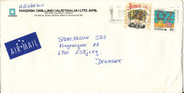 Australia Cover Sent Air Mail To Denmark Perth 30-7-1990 - Briefe U. Dokumente