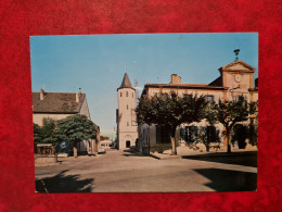 Carte  PAMPELONNZ EGLISE ET MAIRIE - Pampelonne