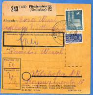 Allemagne Bizone 1949 Carte Postale De Furstenstein (G23275) - Briefe U. Dokumente