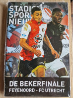 Programme Feyenoord - FC Utrecht - 24.4.2016 - Dutch Cup Final - Holland - Programm - Football - KNVB Beker Finale - Libri