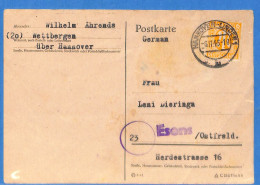Allemagne Bizone 1945 Carte Postale De Hannover (G23277) - Cartas & Documentos