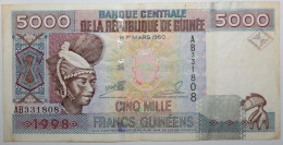 Guinée - 5000 Francs Guinéens - 1998 - PICK 38 - TB+ - Guinee