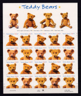 ETATS-UNIS 2002 TIMBRE N°3366/69 NEUF** OURS TEDDY LA FEUILLE - Ongebruikt