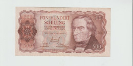 Banknote 500 Schilling Josef Ressel - Wien, 1.7.1965 Laut Abbildung - Other - Europe