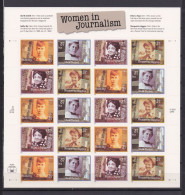 ETATS-UNIS 2002 TIMBRE N°3374/77 NEUF** FEMMES JOURNALISTES LA FEUILLE - Unused Stamps