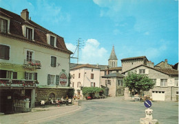 46 Sousceyrac Ancienne Perspective De La Ville CPM Café Hotel Auberge A. Prunet - Sousceyrac