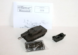 ROCO MINITANKS HO N°329 LEOPARD 2 CHAR COMBAT, Z-159 WEASEL AMPHIBIE US LANDEPANZER - MODELE REDUIT MILITAIRE (1712.8) - Panzer