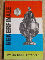 Programme BVV Den Bosch - Feyenoord - 2.6.1991 - Dutch Cup Final - Holland - Programm - Football - KNVB Beker Finale - Libri