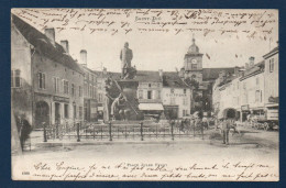 88. Saint-Dié. Place Jules Ferry. Cathédrale, Monument Jules Ferry. Mercerie Parisienne. Pharmacie Bardy. 1904 - Saint Die