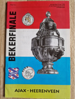 Programme Ajax - SC Heerenveen - 20.5.1993 - Dutch Cup Final - Holland - Programm - Football - KNVB Beker Finale - Libros