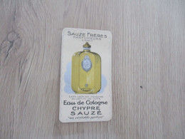 N7 Carte Parfumée Sauzé Frères Eau De Cologne Paris - Antiquariat (bis 1960)