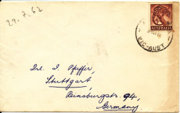 Australia Cover Sent To Germany 1962 Single Franked - Brieven En Documenten