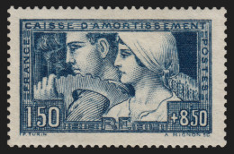 N°252, Le Travail, Type I, Neuf * Légère Trace De Charnière, Signé JF.BRUN - TB - Unused Stamps