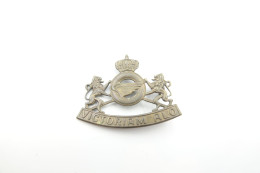 Militaria - INSIGNIA : Cap Badge Kepie : Transport Regiment Victoriam Alo - België Belgium - Beret - Autres & Non Classés