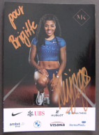 Mujinga KAMBUNDJI - Dédicace - Hand Signed - Autographe Authentique - Athlétisme